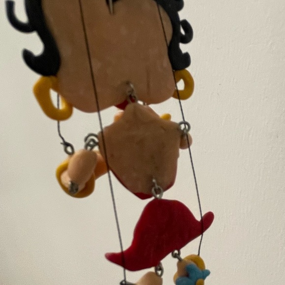 Unique Vintage 1980’s Handmade Betty Boop Marionette. 4” long. - Picture 4 of 4